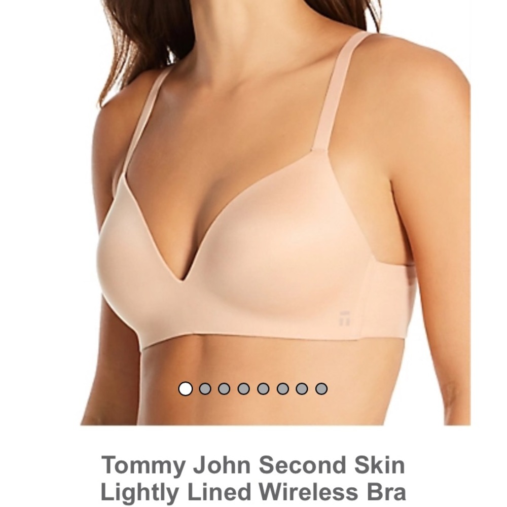 Tommy John Lightly Lined Wireless Bra 34DD nude